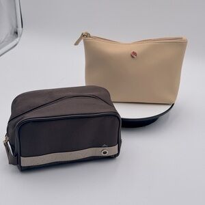 Emirates His & Hers Business Class Bvlgari Amenity Bags